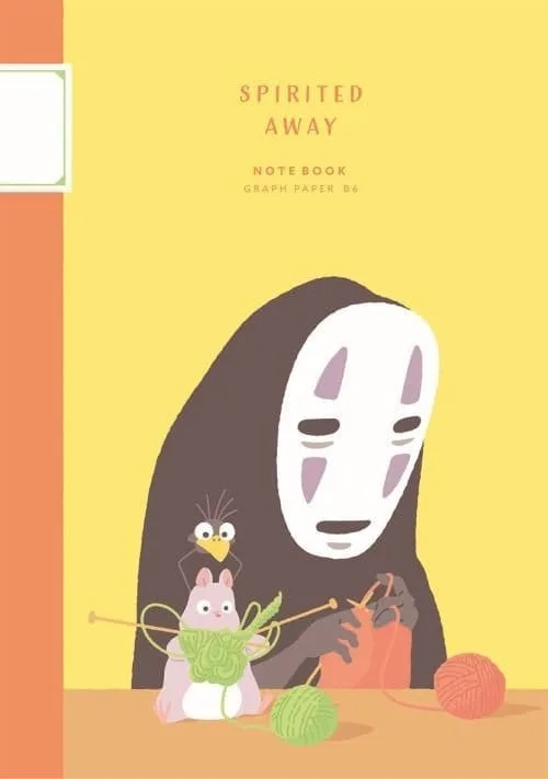 Spirited Away Notebook – Knitting Lesson 12 x 18 cm