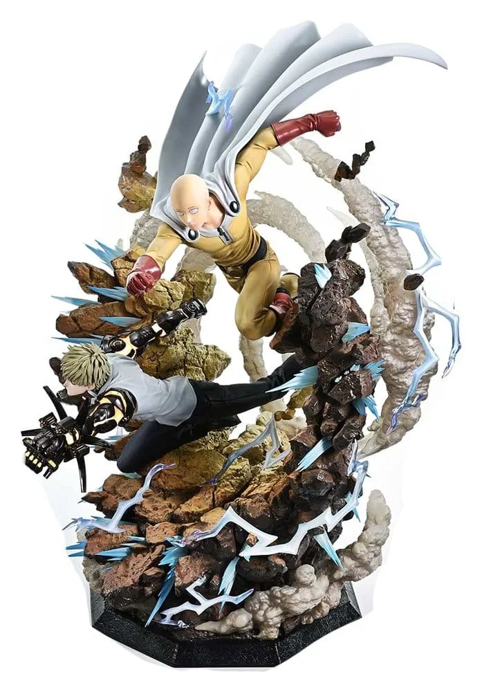 One-Punch Man Statue – Saitama & Genos DX Bonus 1/4 Scale 73 cm