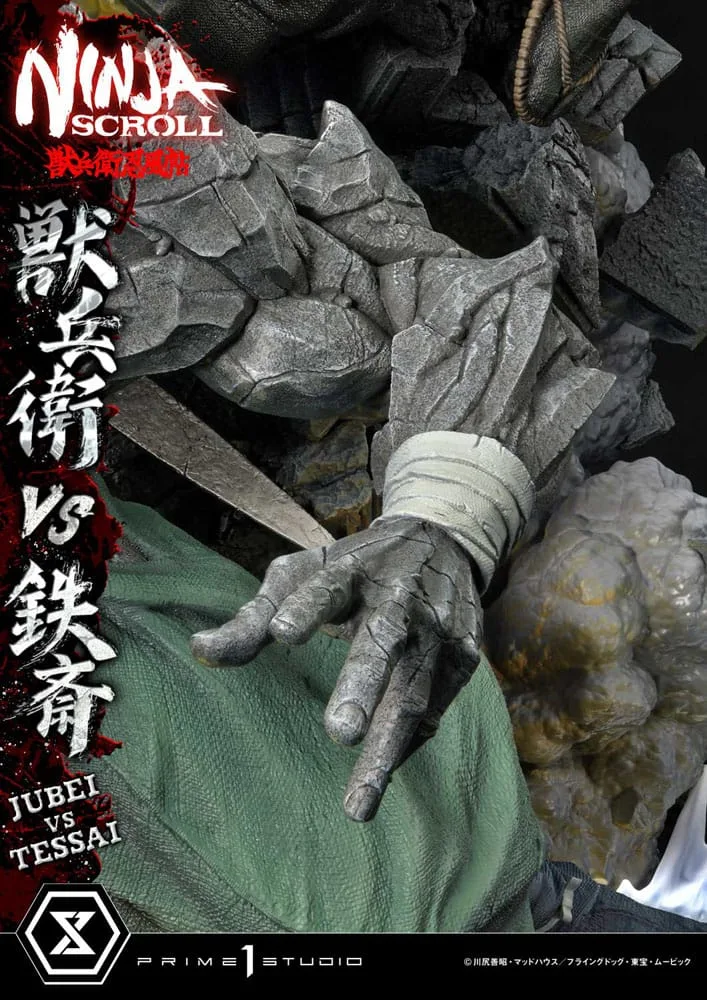 Ninja Scroll Statue – Jubei Versus Tessai 1/4 Scale 101 cm 24
