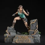 Tomb Raider Statue – Lara Croft with Swappable Accessories 24 cm 16