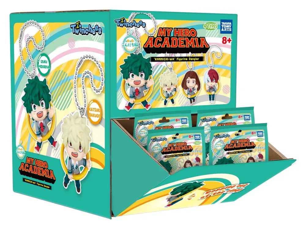My Hero Academia Schlüsselanhänger – Konnichi-wa 24er-Display 3 cm 6
