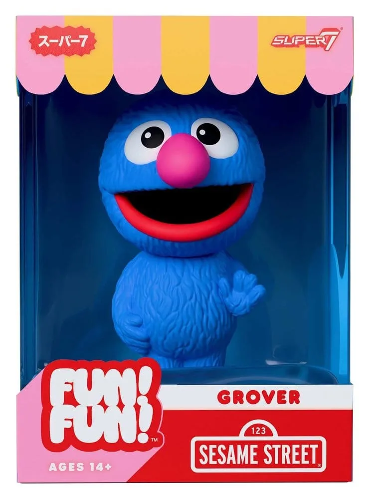 Sesame Street Soft Vinyl Figure – Fun Fun Wave 01 Grover 18 cm