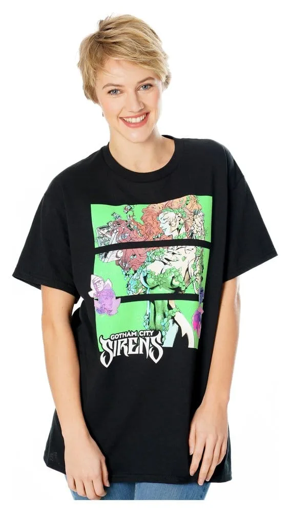 Gotham City Sirens T-Shirt – Poison Ivy Sirens Cash Black Size L 4