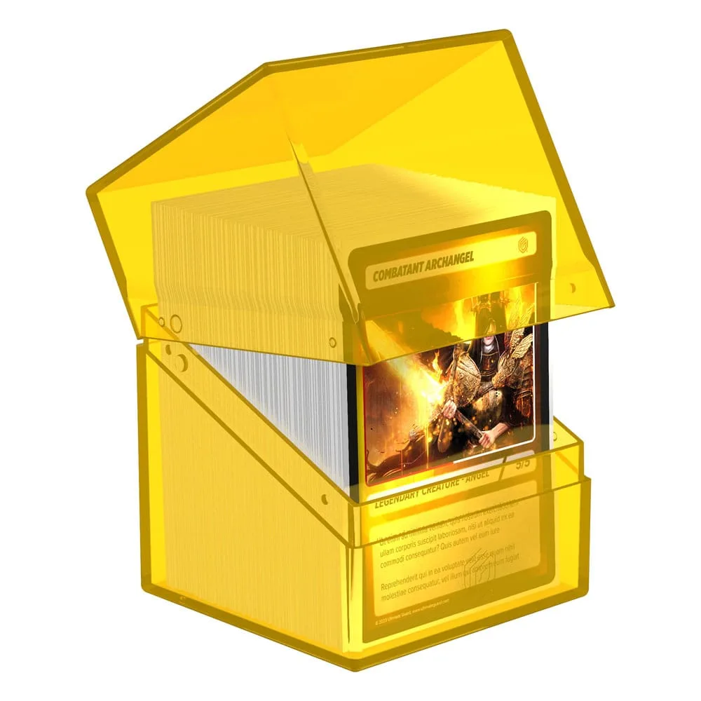 Ultimate Guard Deck Box – Boulder 100+ Clear Amber 2