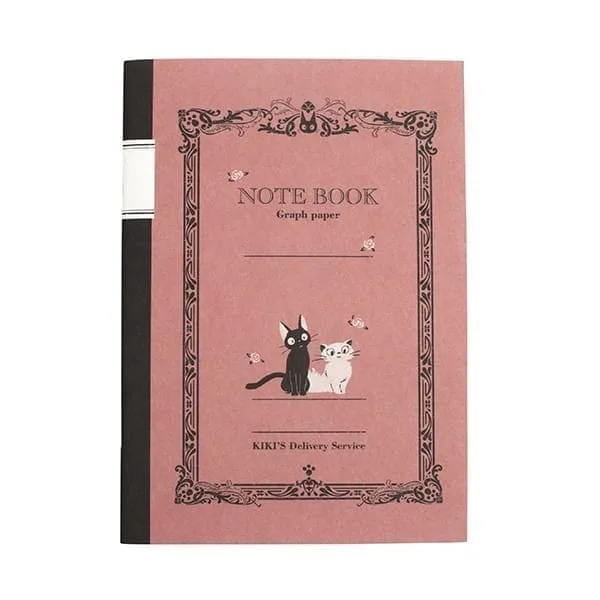 Kiki’s Delivery Service Notebook – Retro Jiji Red 12 x 18 cm
