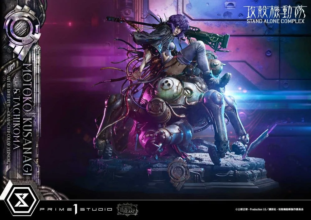 Ghost in the Shell Statue – Motoko Kusanagi & Tachikoma 53 cm 4