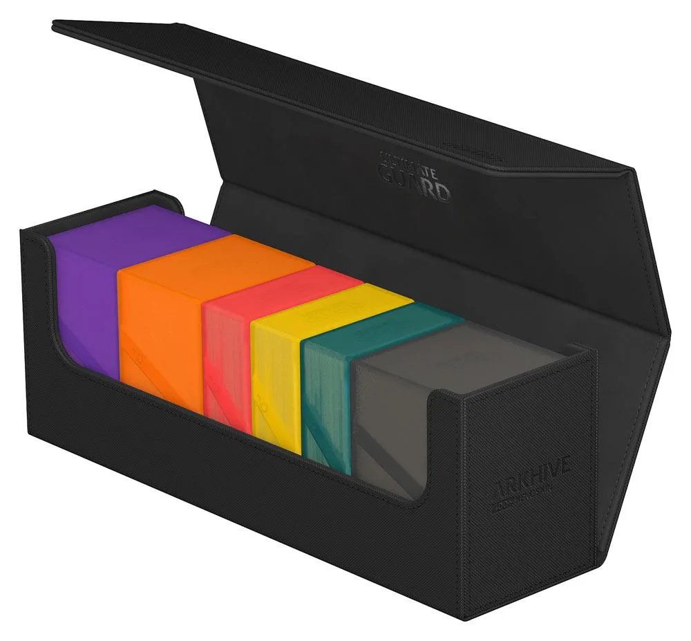 Ultimate Guard Card Storage Box – Arkhive 400+ Xenoskin Black 16