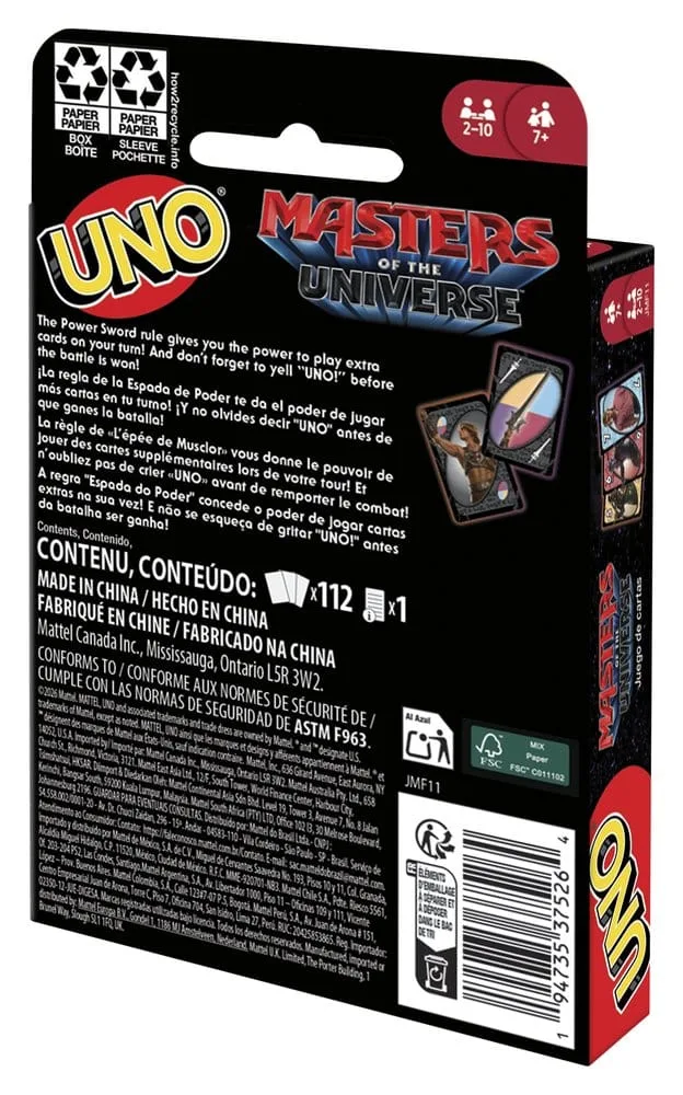 Masters of the Universe UNO Card Game – 2026 Movie Edition 5