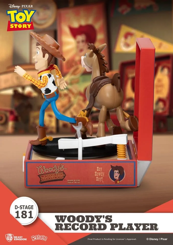 Toy Story PVC Diorama – Woody’s Record Player 13 cm 4