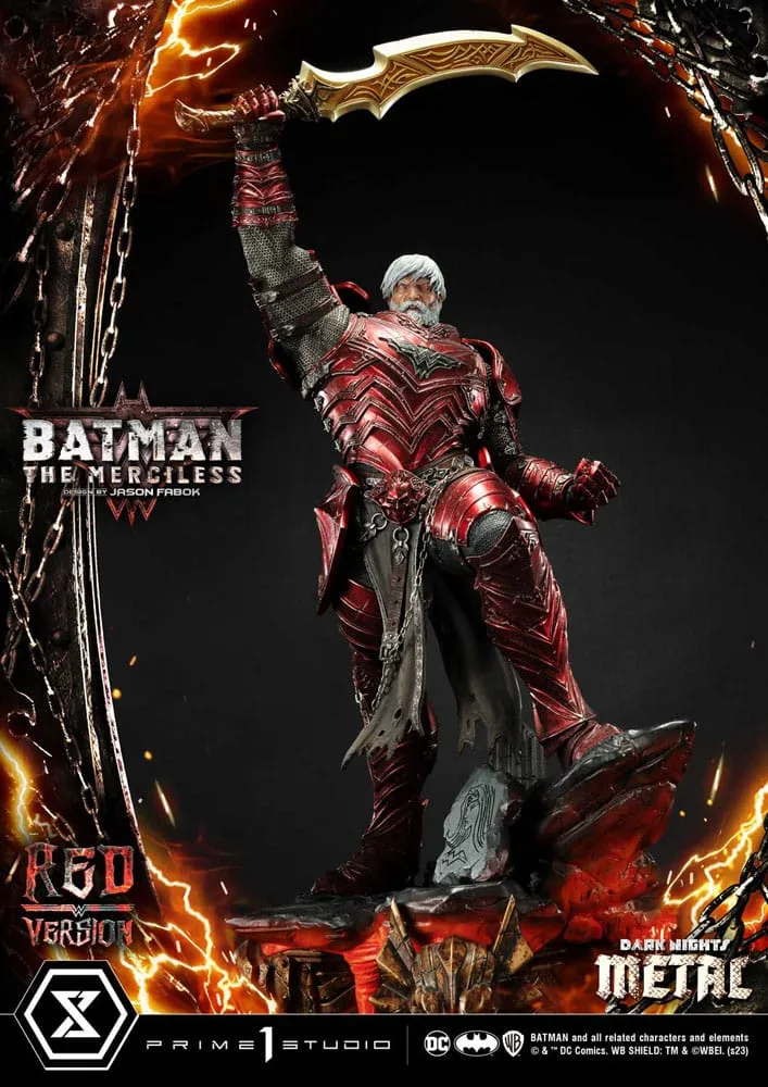 Dark Nights Metal Statue – The Merciless Red Version 111 cm 5