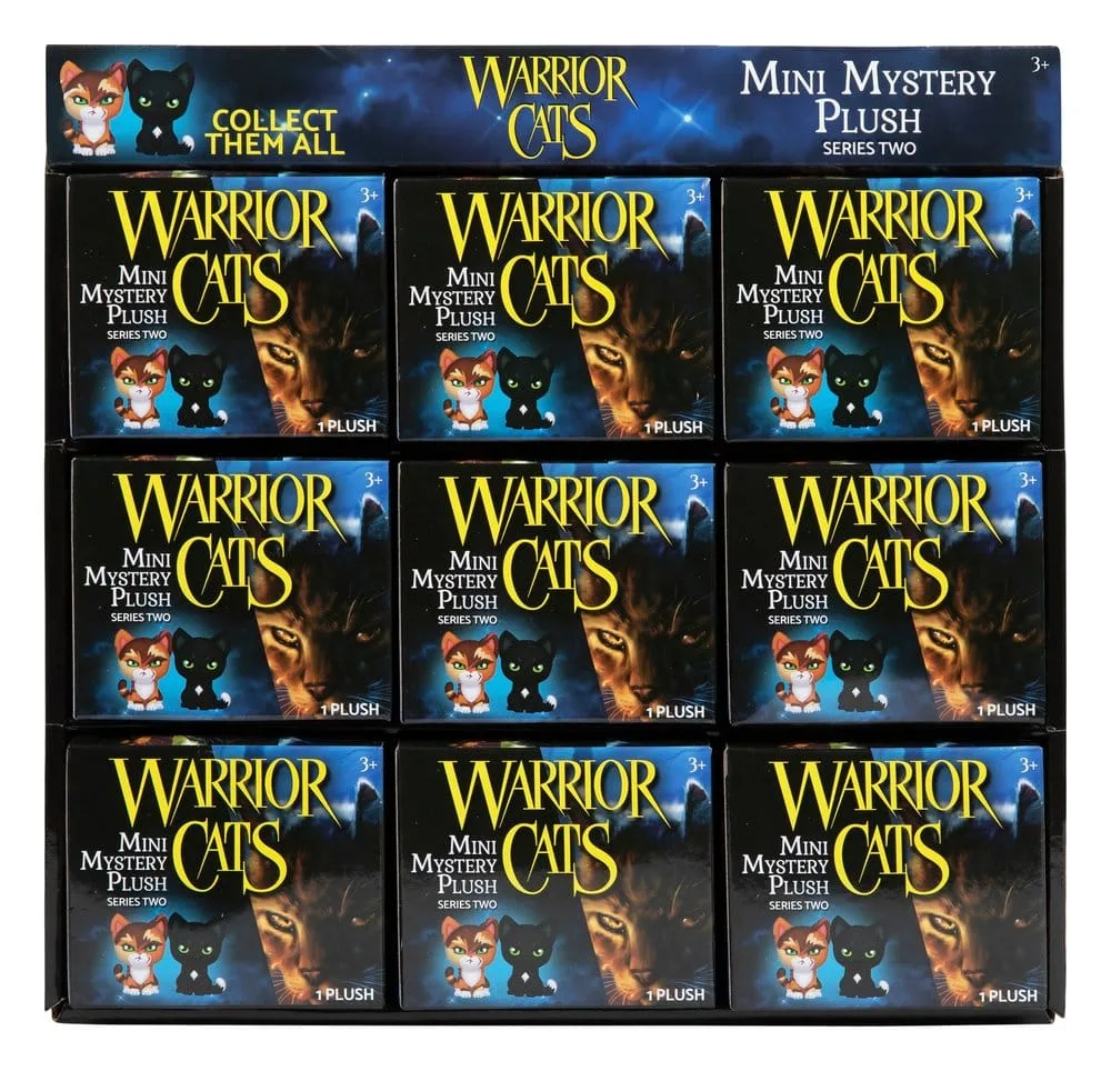 Warrior Cats Plush Display – Series 2 Mystery 9-Pack 15 cm