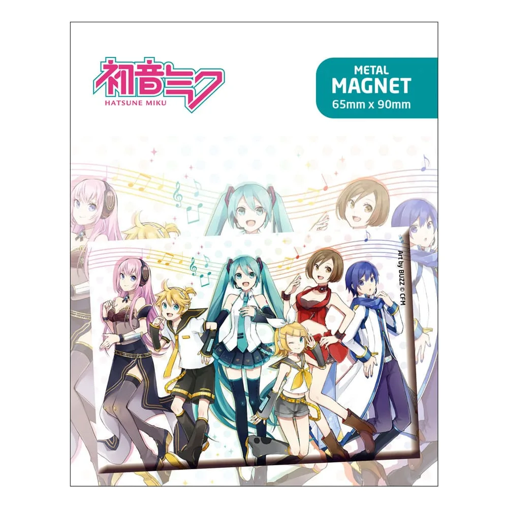 Hatsune Miku Fridge Magnet – Miku and Friends 6.5 x 9 cm