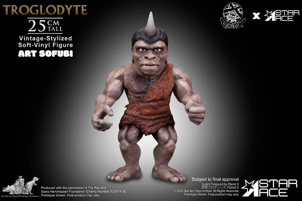 Ray Harryhausen Vinyl Statue – Vintage Troglodyte 25 cm 8