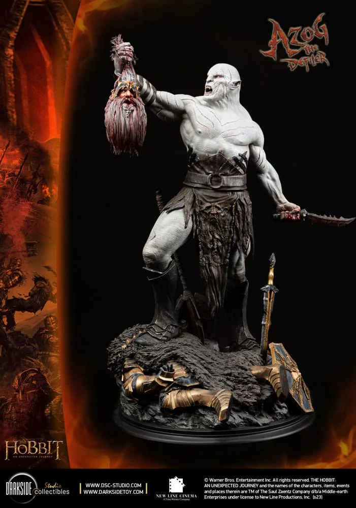 The Hobbit Beeld – Azog John Howe Signature Edition 1/3 90 cm 10