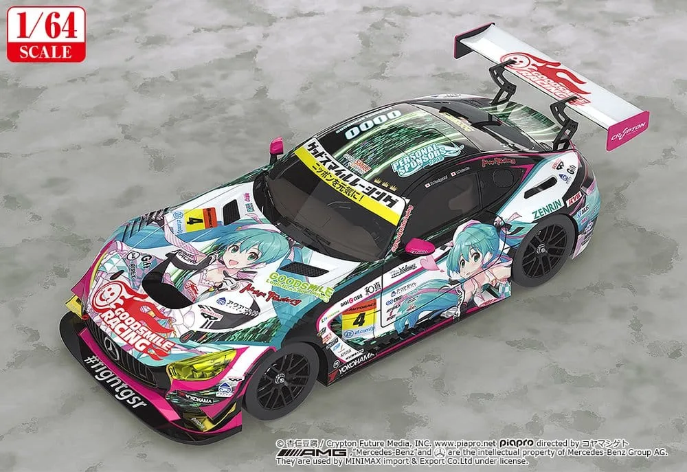 Hatsune Miku Model Car – AMG 2019 SUPER GT 1/64 7 cm 2