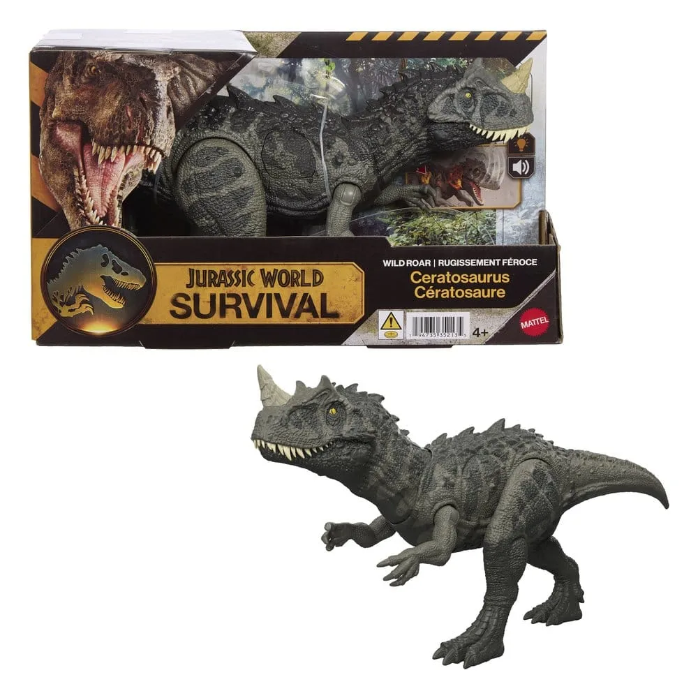 Jurassic World Action Figure – Wild Roar Ceratosaurus 30.5 cm 2