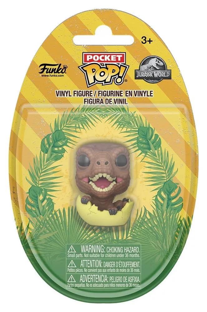 Jurassic World Vinyl Figures – Pocket Pop! Egg Display of 16 2 cm 3