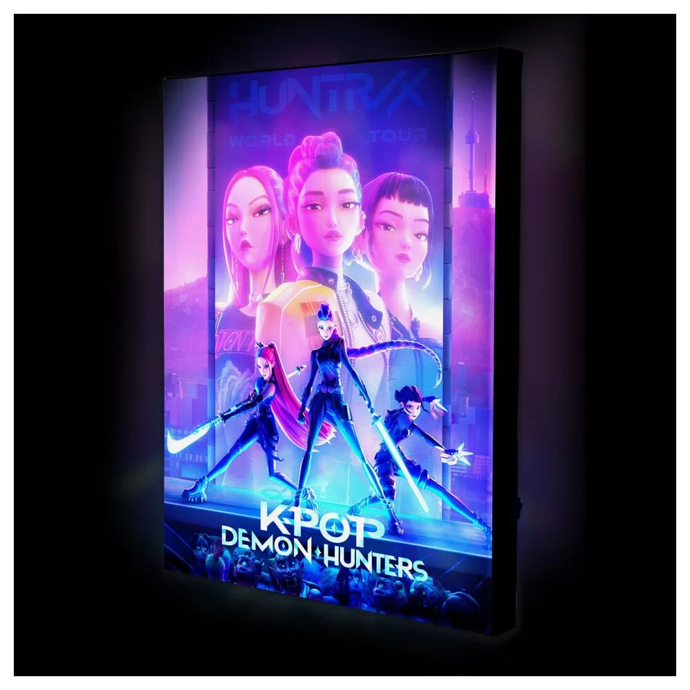 KPop Demon Hunters Canvas Print – LED Light 42 x 32 x 2 cm 2