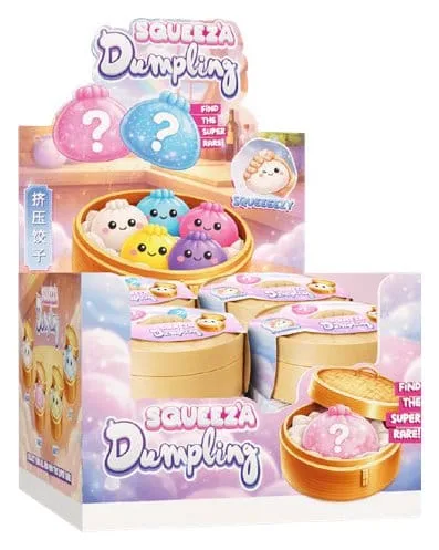 Squeez’a Dumpling Squishies – 8 Blind Box Display