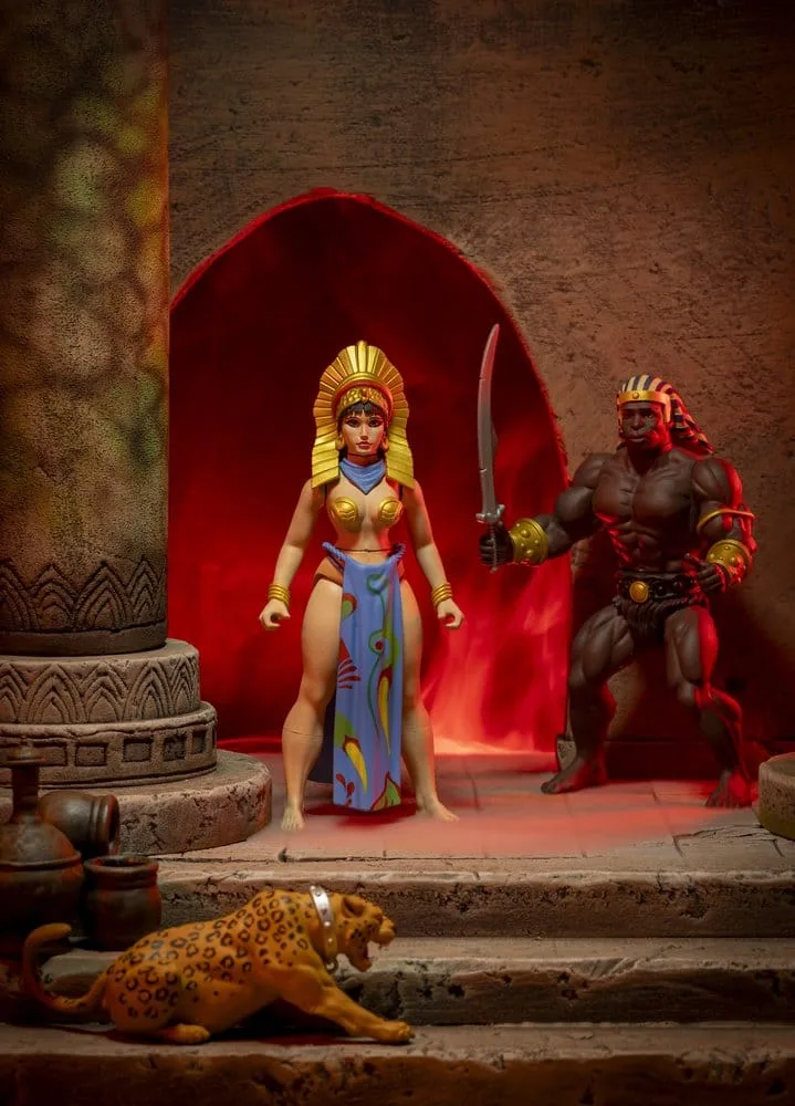Frazetta Figure Set – Egyptian Queen and Guard Museum Edition 14 cm 2