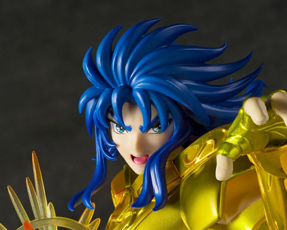 Saint Seiya Statue – Gemini Saga Metallic Touch 21 cm 4