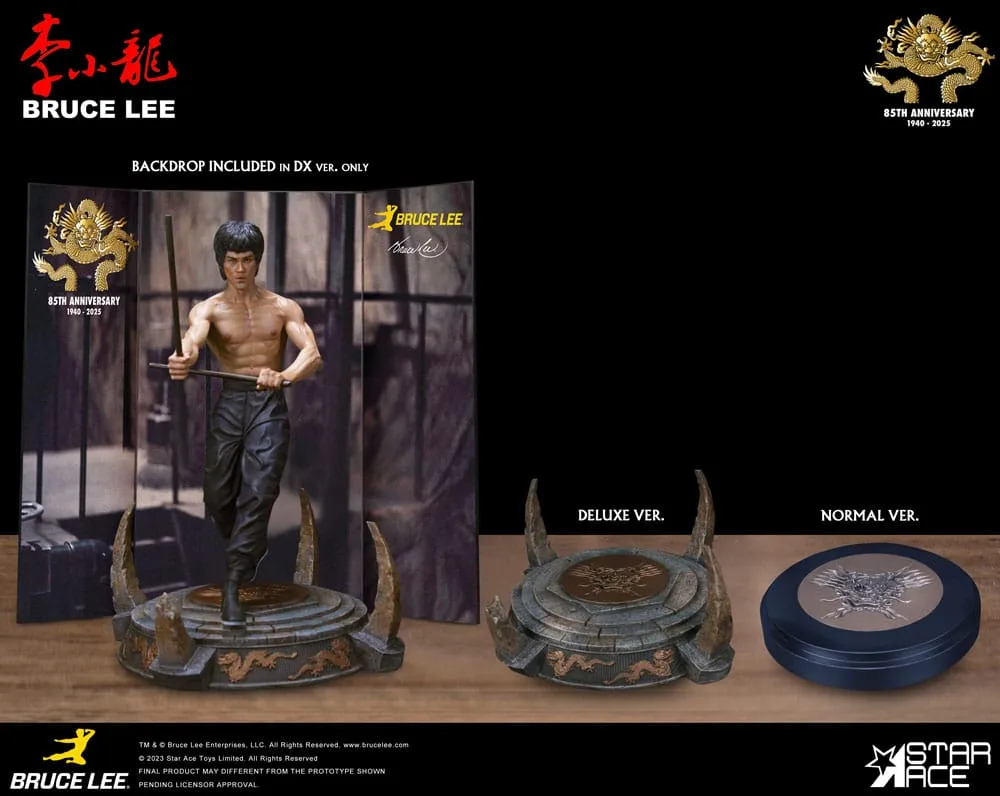 Enter the Dragon Statue – Bruce Lee Kali Sticks Normal Basement 30 cm 9