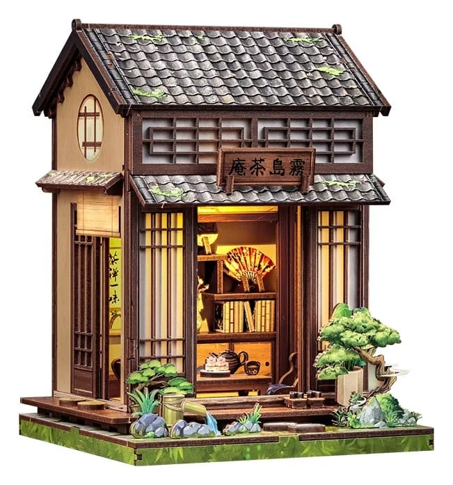 CuteBee Miniature House Model Kit – Kirishima Cha-an 19 x 14 cm 17