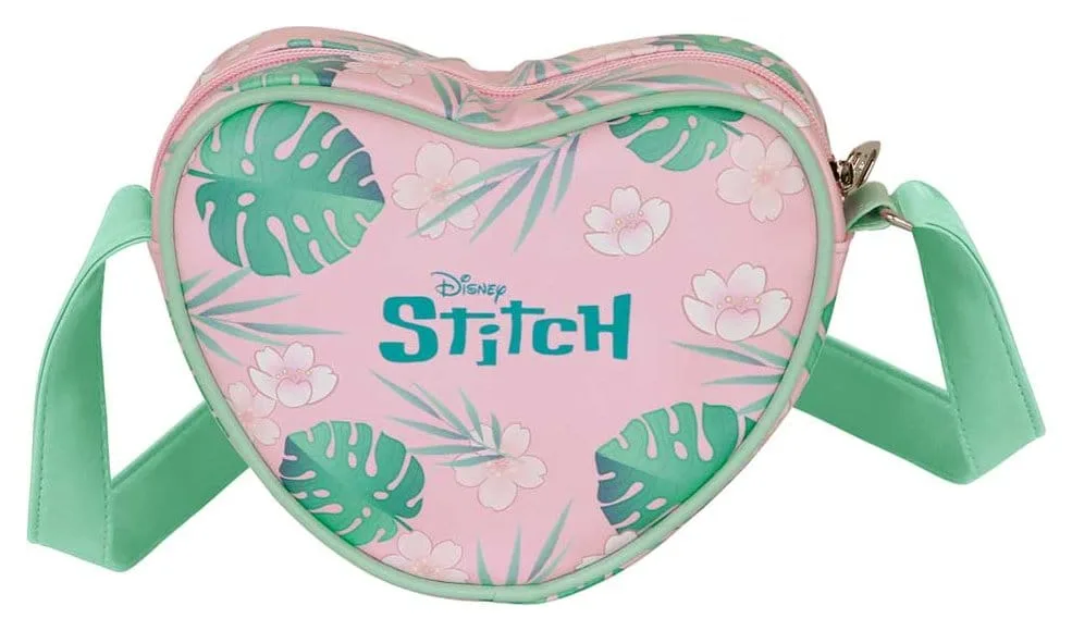 Lilo and Stitch Crossbody Bag – Pink Hug Heart 21 cm 3