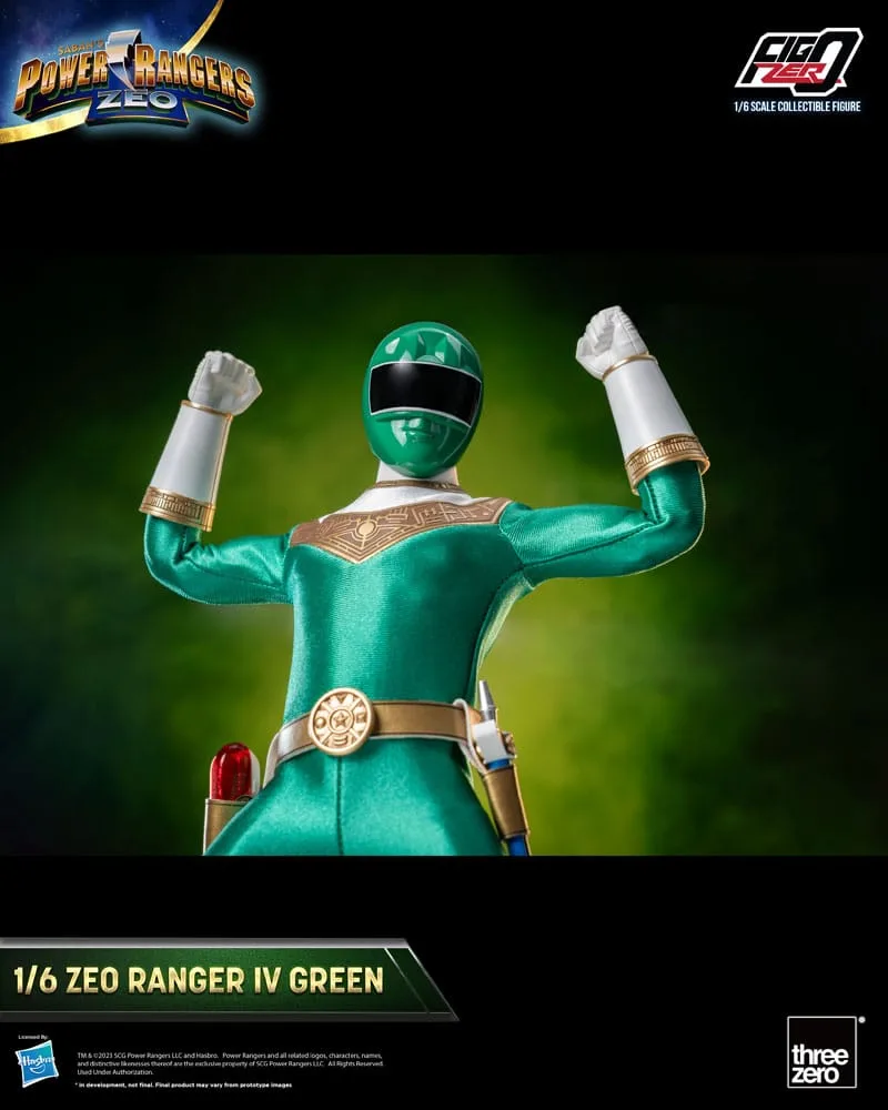 Power Rangers Zeo Action Figure – FigZero Ranger IV Green 30.7 cm 3