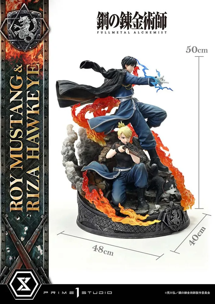 Fullmetal Alchemist Statue – Roy Mustang & Riza Hawkeye 50 cm 3