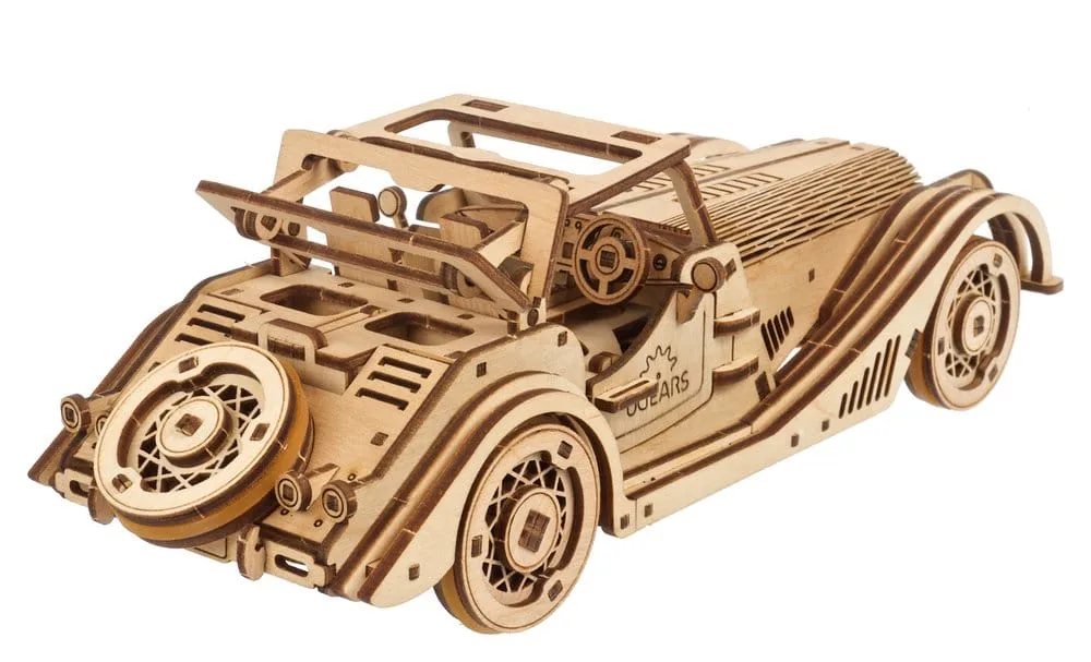 Ugears Holzbausatz – Sportwagen Rapid Mouse 1:24 14