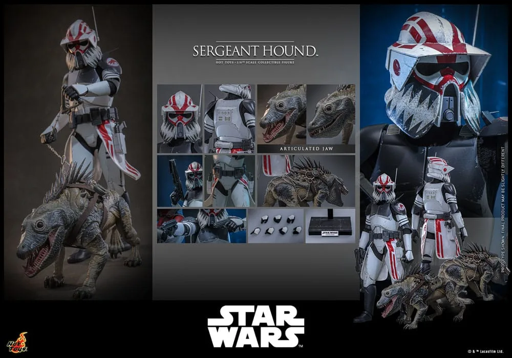 Star Wars The Clone Wars Action Figure – Sergeant Hound 30 cm 21