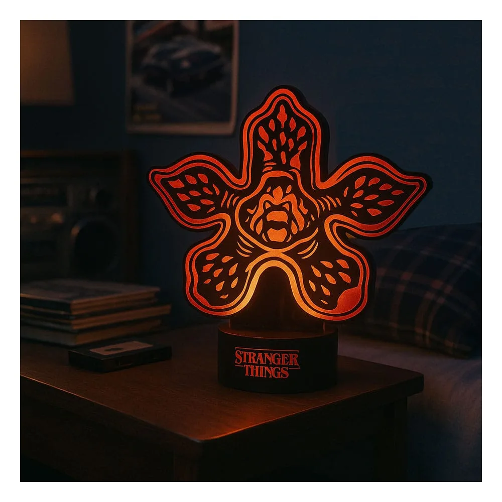 Stranger Things Light – Laser-Etched Demogorgon 4