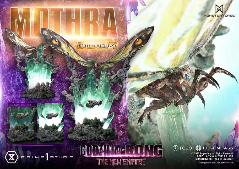 Godzilla x Kong Statue – Mothra Bonus Version 113 cm 10