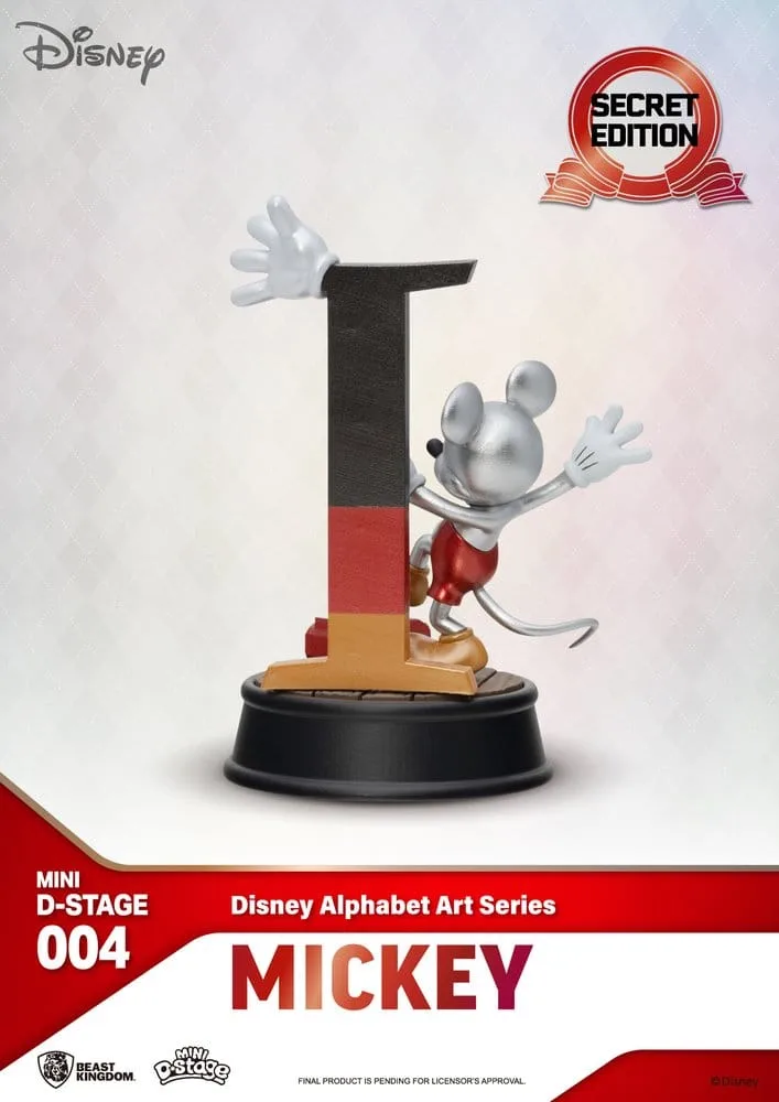 Disney Mini Diorama Statues – Alphabet Art 6-Pack 10 cm 15