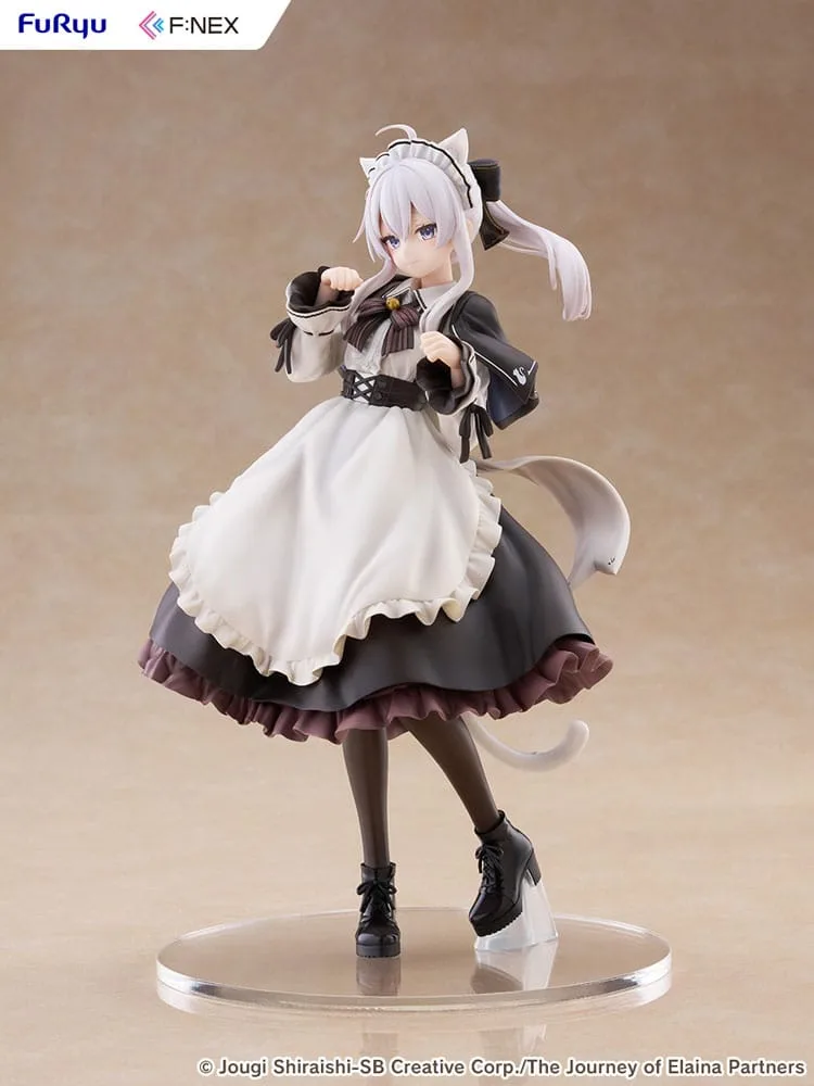 Wandering Witch Statue – Elaina Cat-Ear Maid 24 cm 15