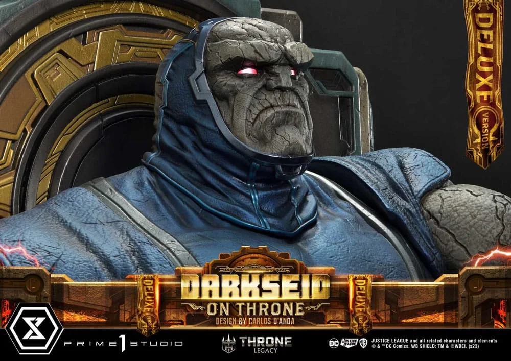 Justice League Beeld – Darkseid op troon Deluxe Bonus 65 cm 3