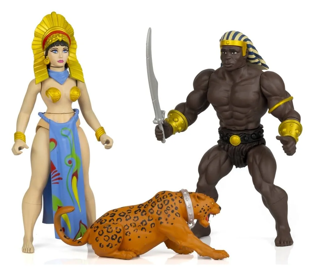 Frazetta Figure Set – Egyptian Queen and Guard Museum Edition 14 cm 20