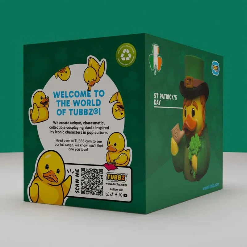 St Patrick’s Day Figure – Tubbz Boxed Edition 10 cm 3