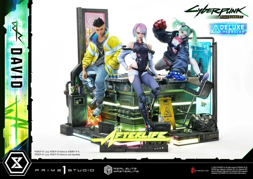 Cyberpunk: Edgerunners Statue – David Deluxe Bonus 58 cm 26