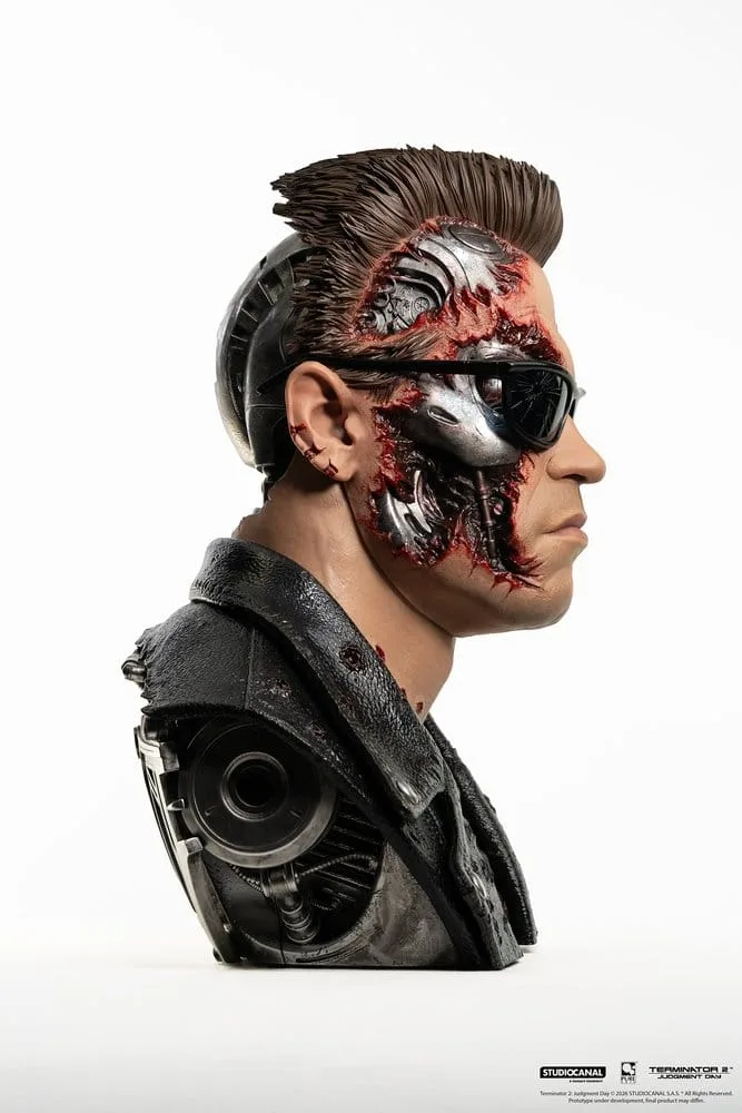 Terminator 2 Art Mask – T-800 Model 101 Battle Damaged 47 cm 3