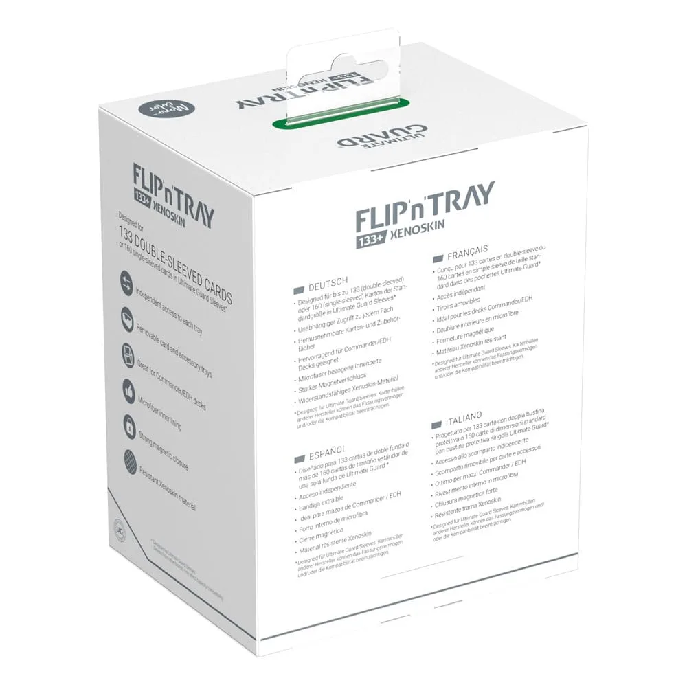 Ultimate Guard Deck Box – Flip’n’Tray 133+ Xenoskin Green 8