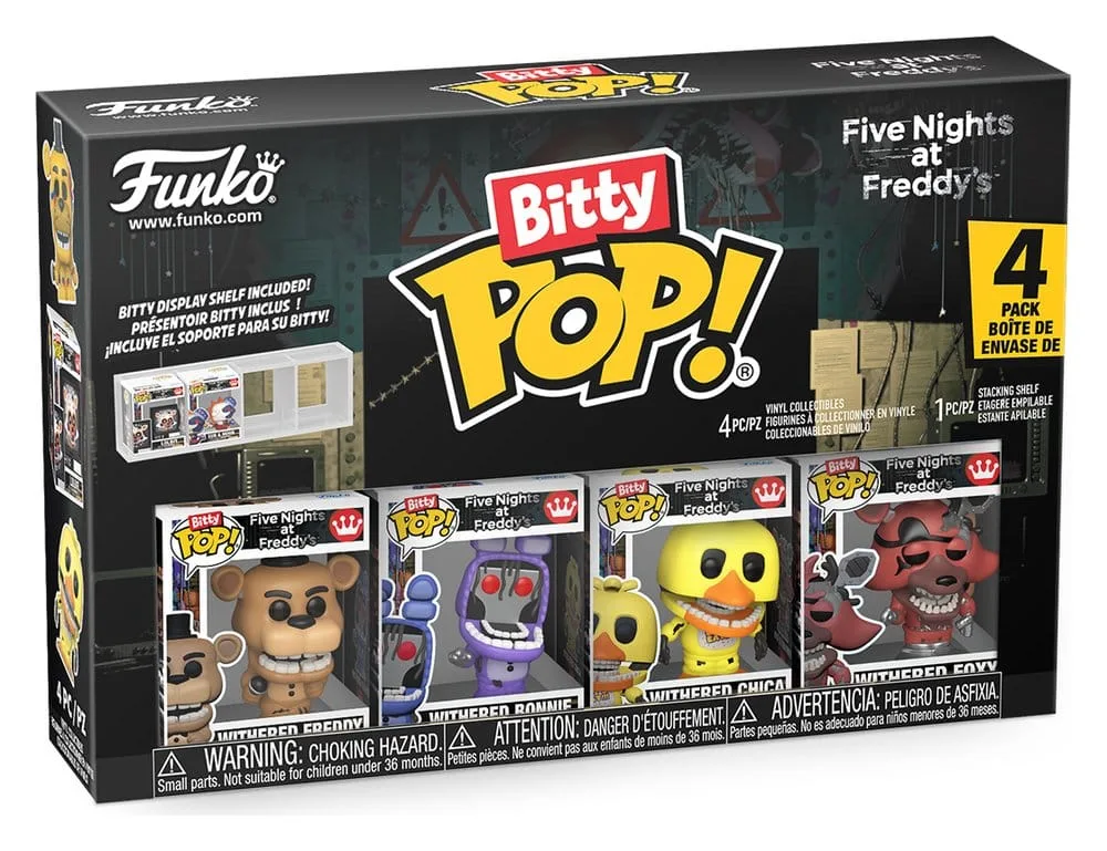 Five Nights at Freddy’s Mini Figures – Bitty Pop Series 6 4-Pack 2.3 cm 2
