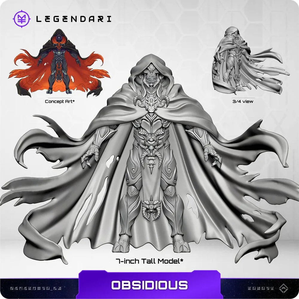 Legendari Action Figure – Obsidious 1/10 Scale 18 cm 4