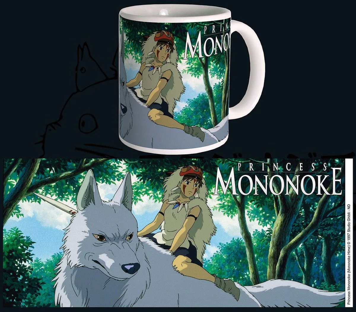 Studio Ghibli Mug – Princess Mononoke 300 ml