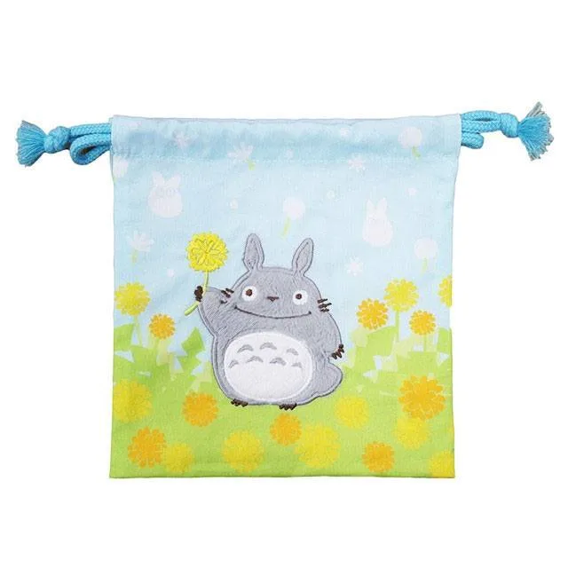My Neighbor Totoro Laundry Bag – Flowers 20 x 19 cm
