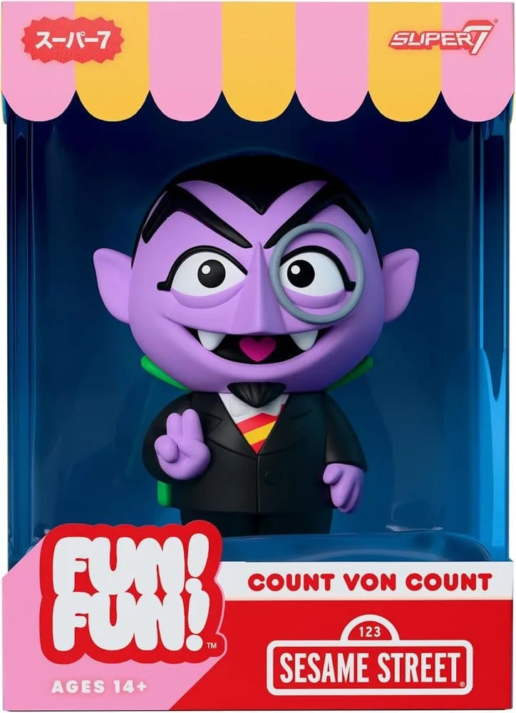 Sesame Street Vinyl Figure – Count von Count 18 cm