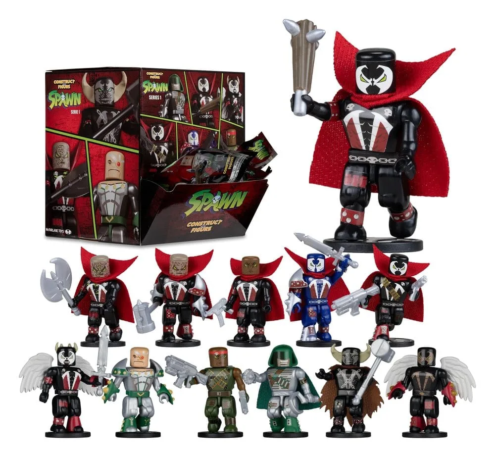Spawn Construction Figure Display – Series 1 36 Blind Bags 5 cm