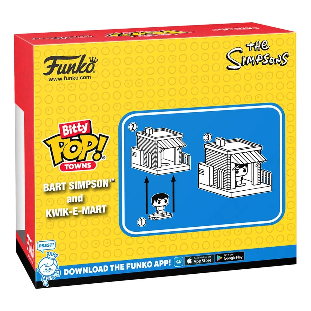 The Simpsons Vinyl Figure – Bitty Pop Town Kwik-E-Mart 2.5 cm 2
