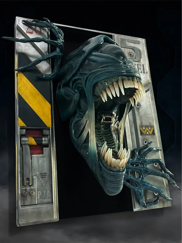 Aliens Wall Sculpture – Alien Queen 1:2 Scale 51 cm 5